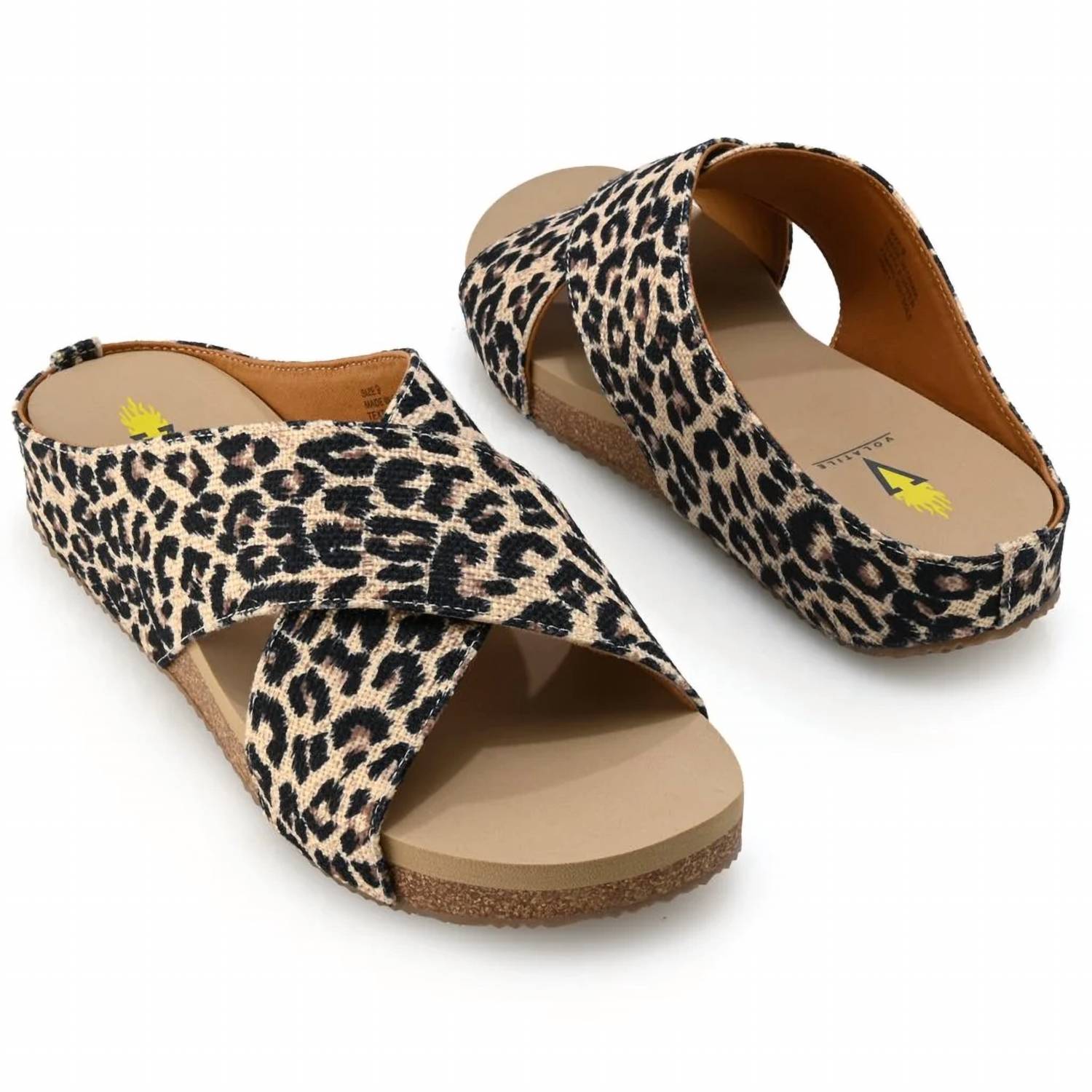 Volatile - Women's Ablette Ultra Comfort Slip-on Crisscross Slides