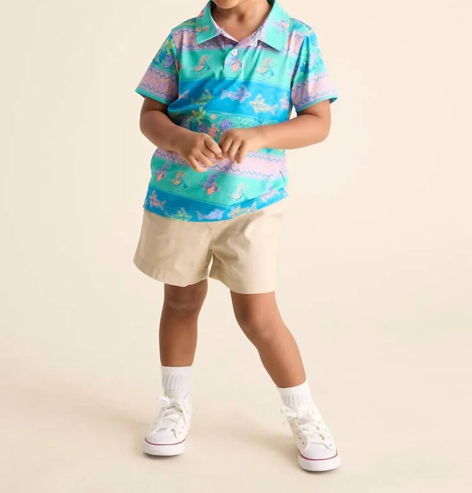 Chubbies - Lil Neptune's Weekend Wear Toddler Performance Polo