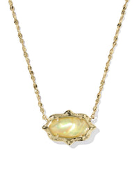 Kendra Scott - Women's Elisa Scallop Frame Short Pendant Necklace