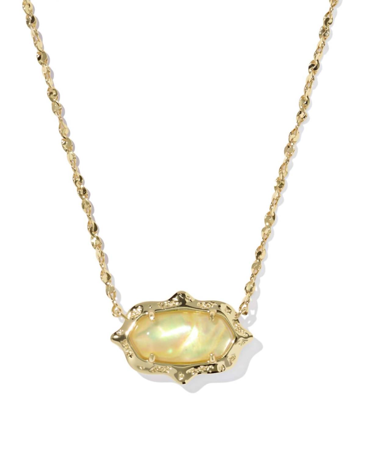 Kendra Scott - Women's Elisa Scallop Frame Short Pendant Necklace