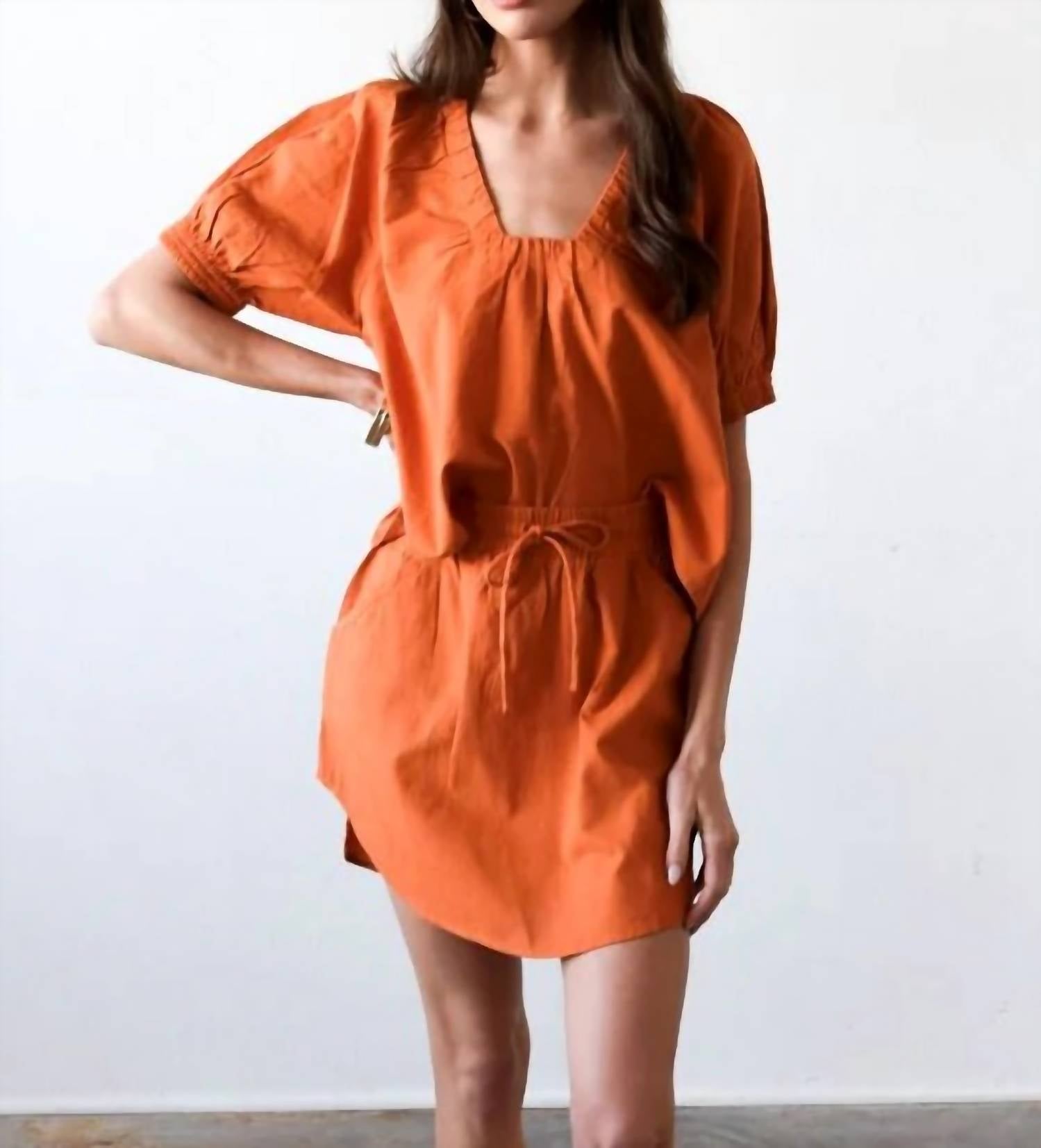 Never a Wallflower Marakesh Top in tangerine woven - women's blouse