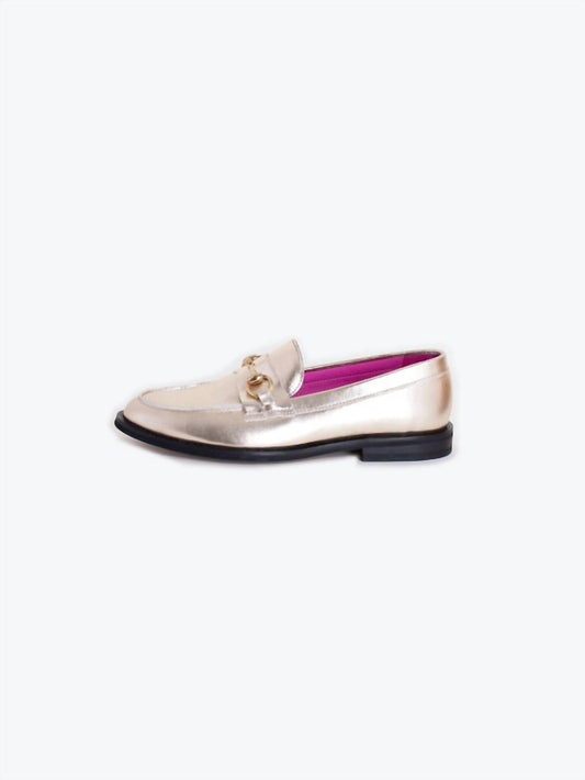 Vilagallo - Women's Metallic Loafers