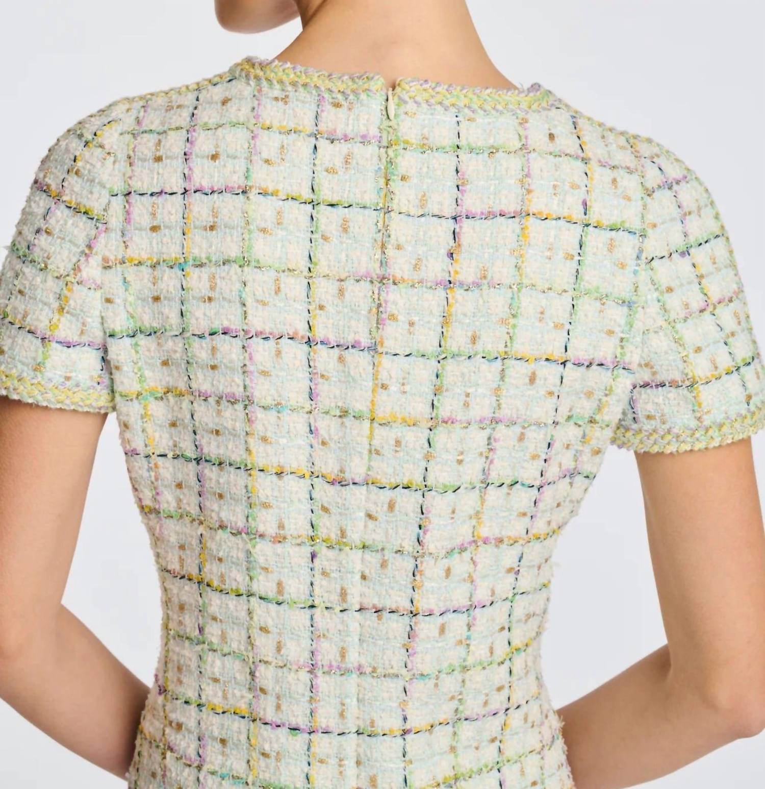 Weill - Pastel Tweed Mini Dress