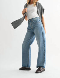Just Black Denim - Paige High Rise Barrel Jean