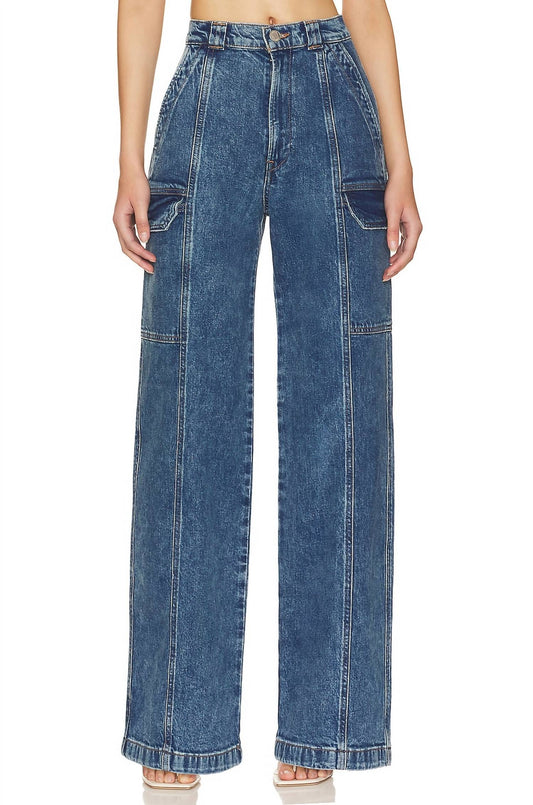 Hudson - HIGH WAIST WIDE LEG CARGO JEAN