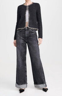 Rag & Bone - Davies Metallic-Trim Cardigan
