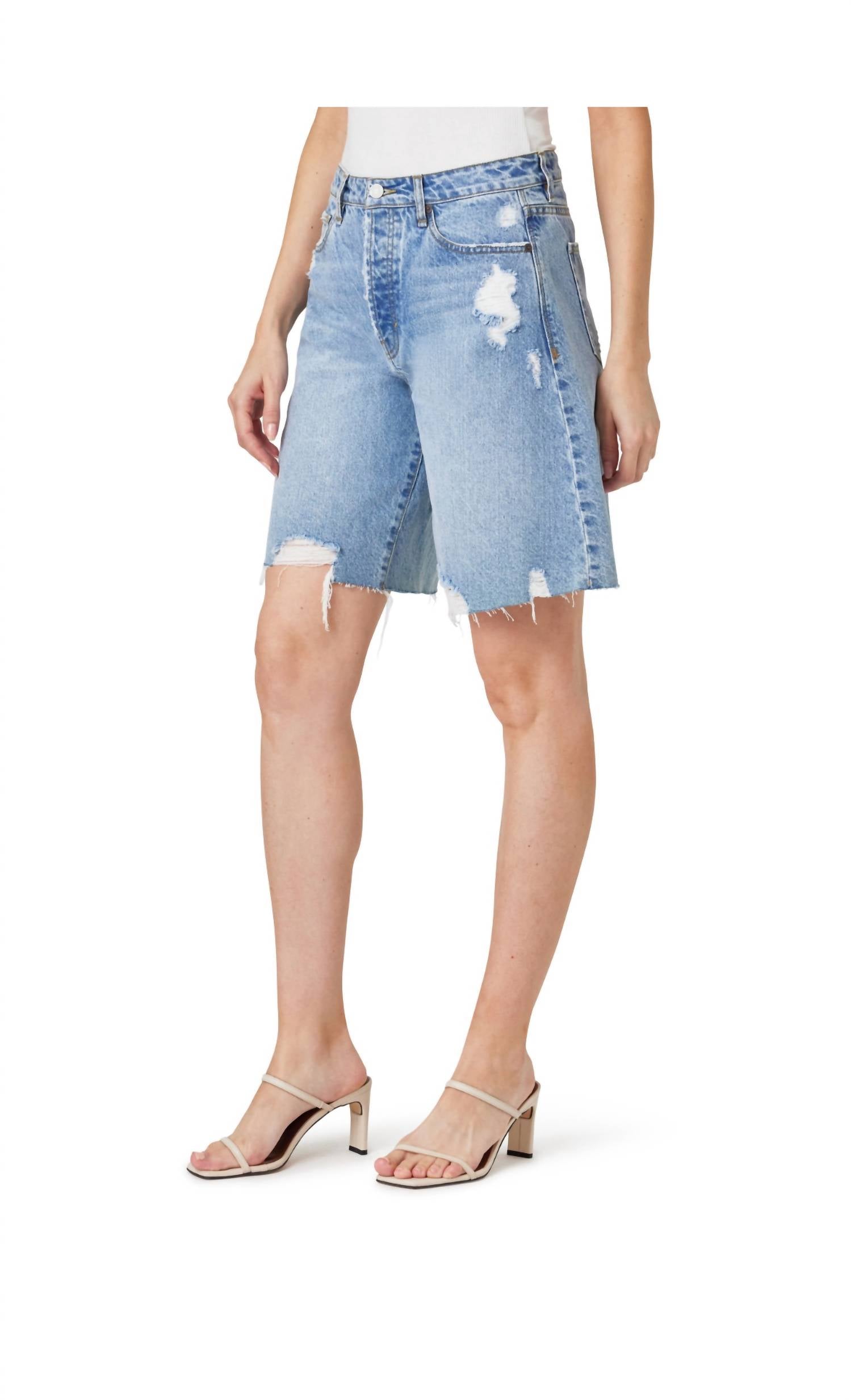 Habitual - easy long raw hem short