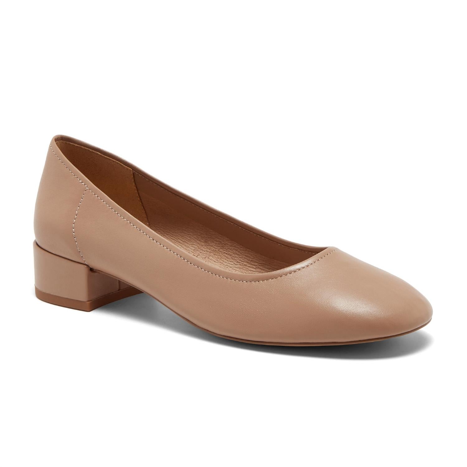 SILENT D Women's Annabelle Low Heel Shoes in nude - women's flats