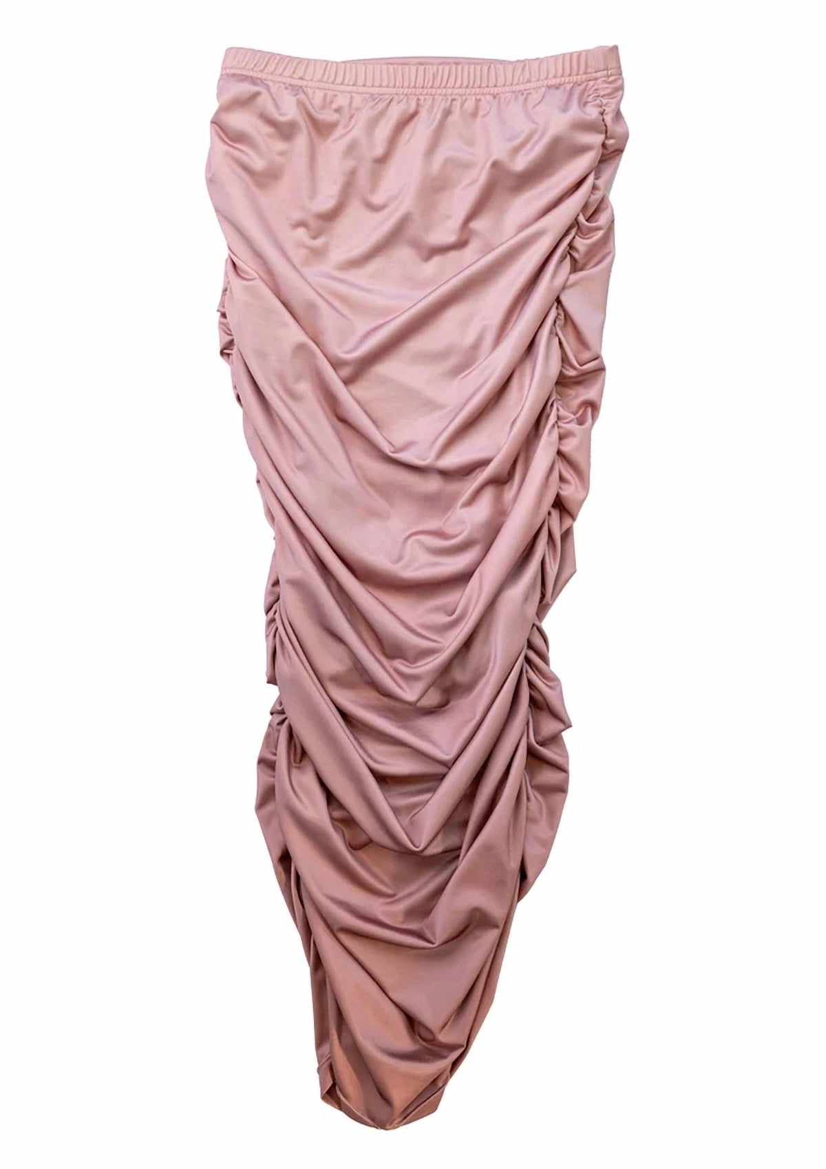 Circular Path - Women's Ruched Midi Skirt