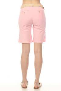 Charlie B - Belted Twill Cuffed Shorts