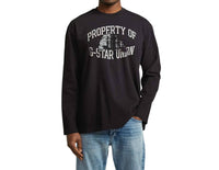 G-Star Sunfaded Bulldog Long Sleeve Graphic T-shirt in black - men's long sleeve top