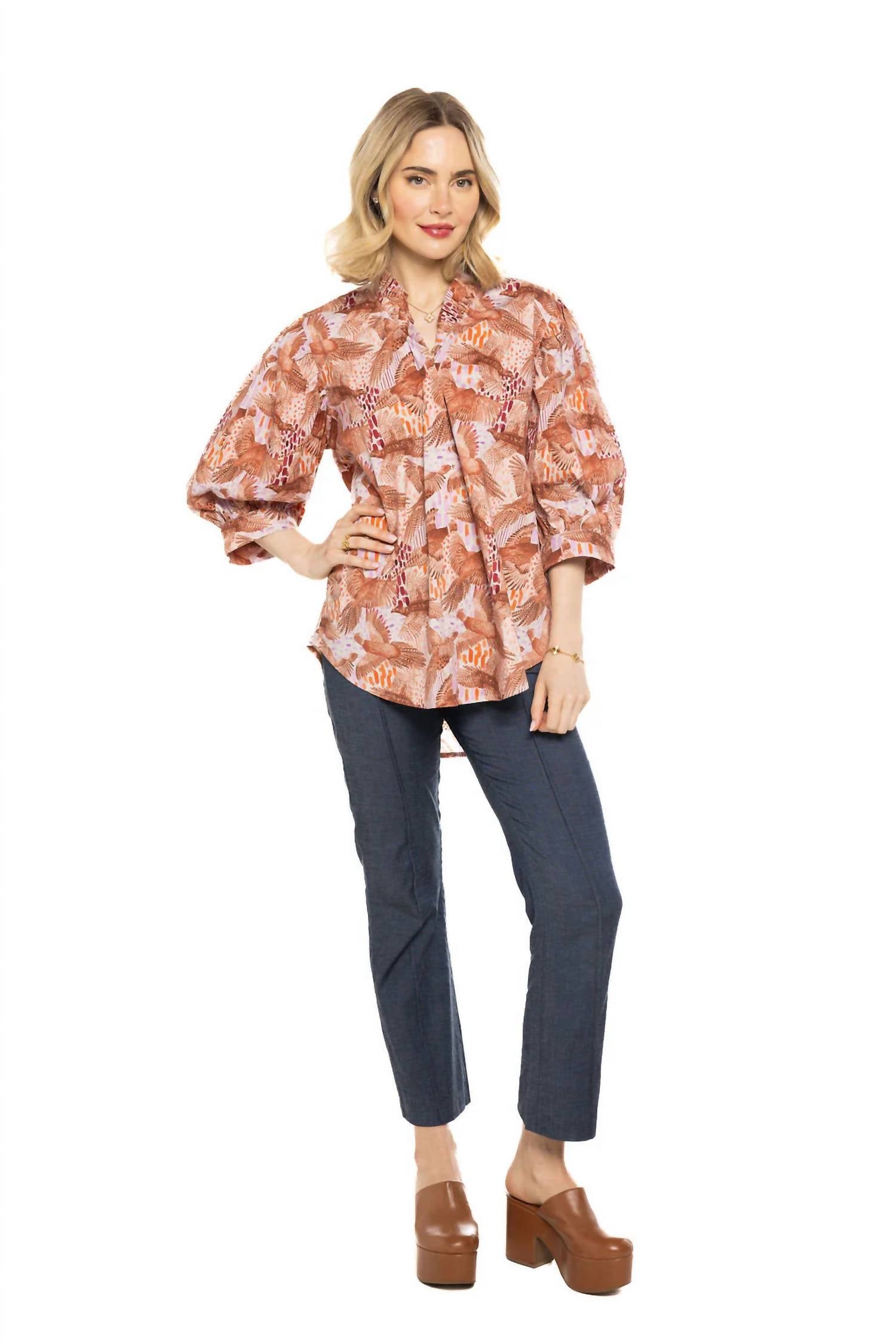 Holly Shae Design - Laura Pleated Sleeve Top