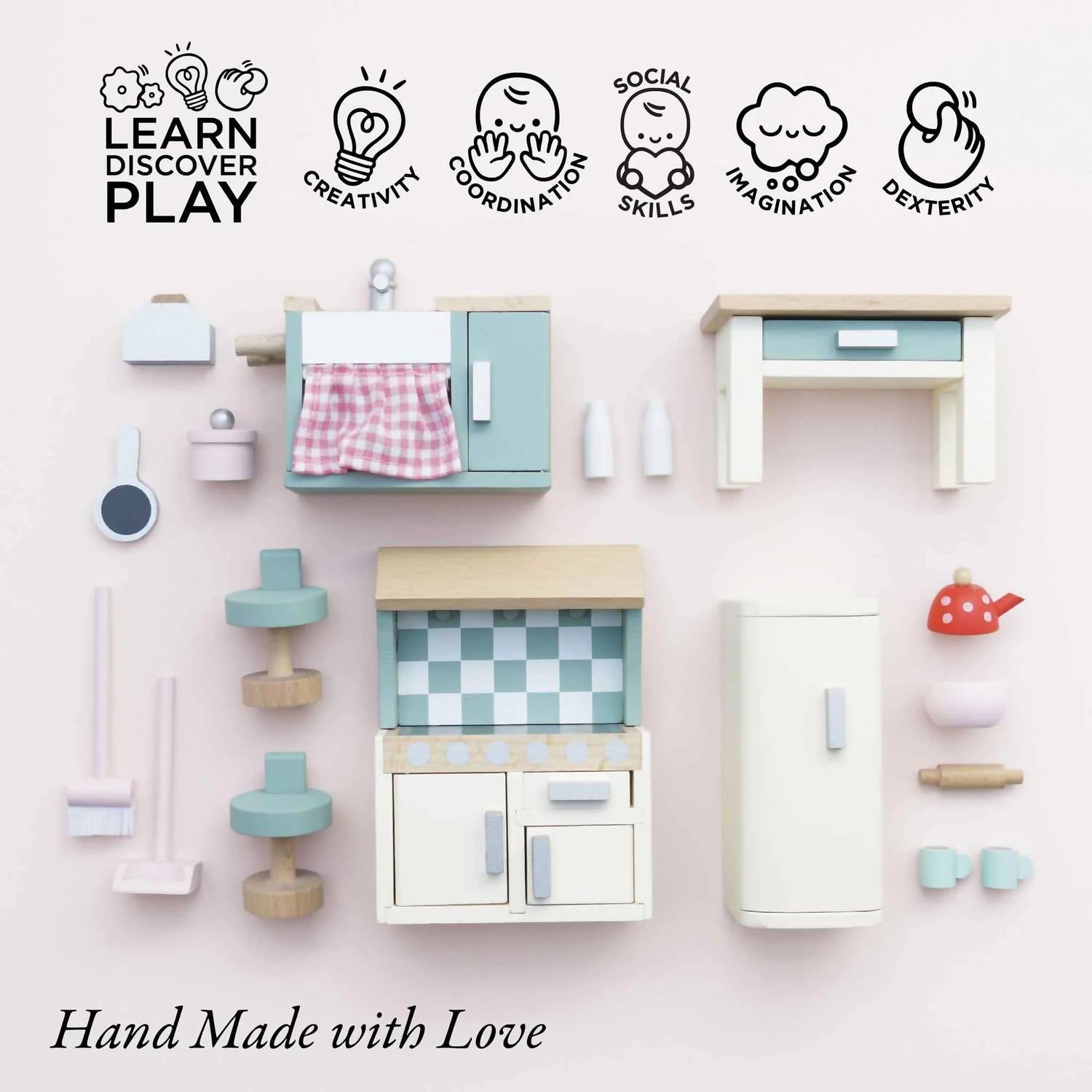 Le Toy Van - Kid'swooden Dollhouse Kitchen Furniture