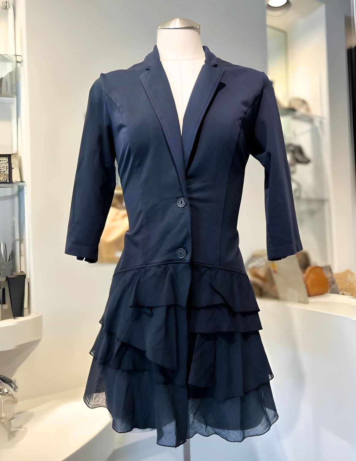 RUFFLE HEM JACKET