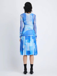 Proenza Schouler - Amber Printed Nylon Jersey Top