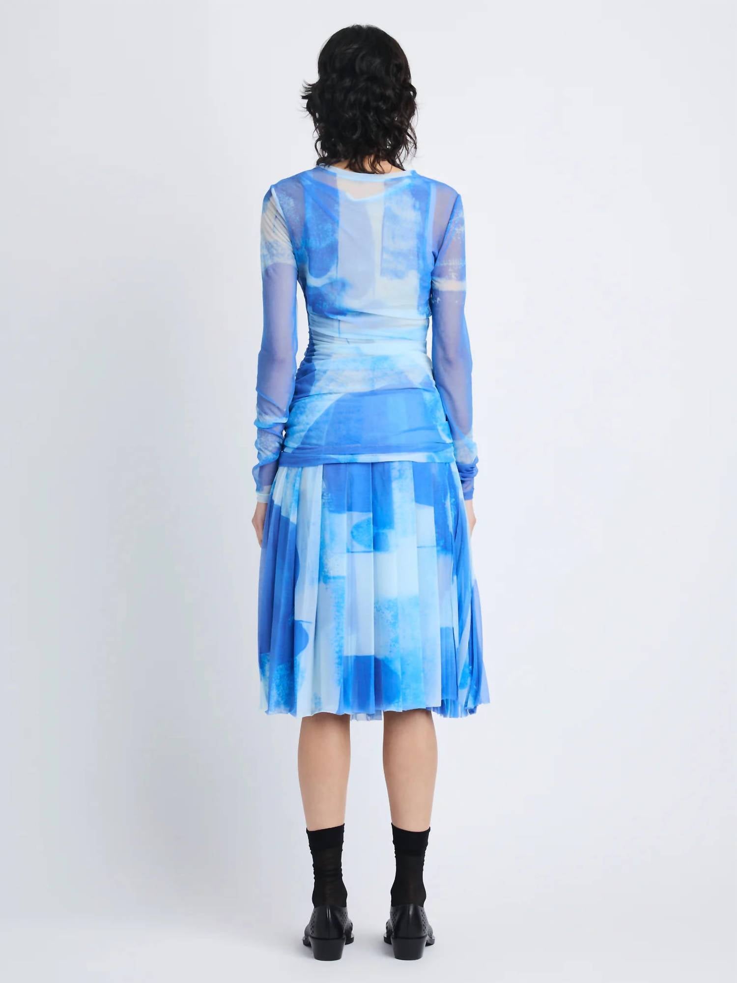 Proenza Schouler - Amber Printed Nylon Jersey Top