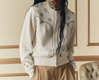 The Great. - Studded Cardigan