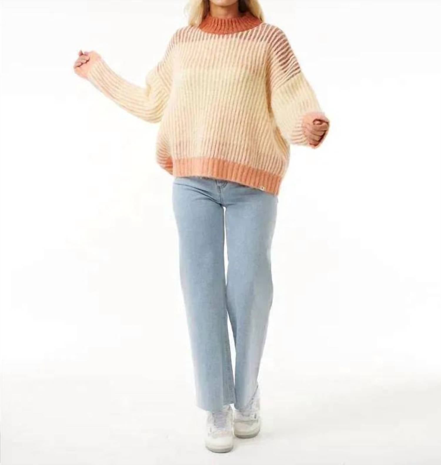 Ripcurl - Soleil Rib Knit Crew Sweater