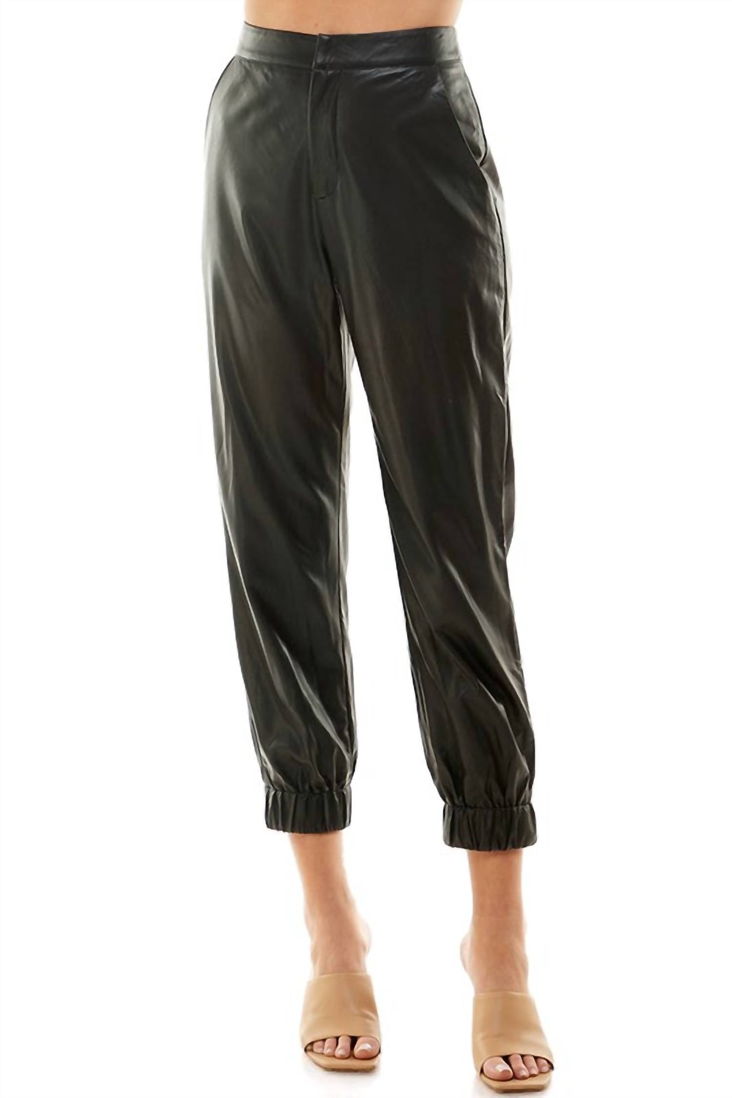 TCEC Central Park Jogger Pant in black - women's pants