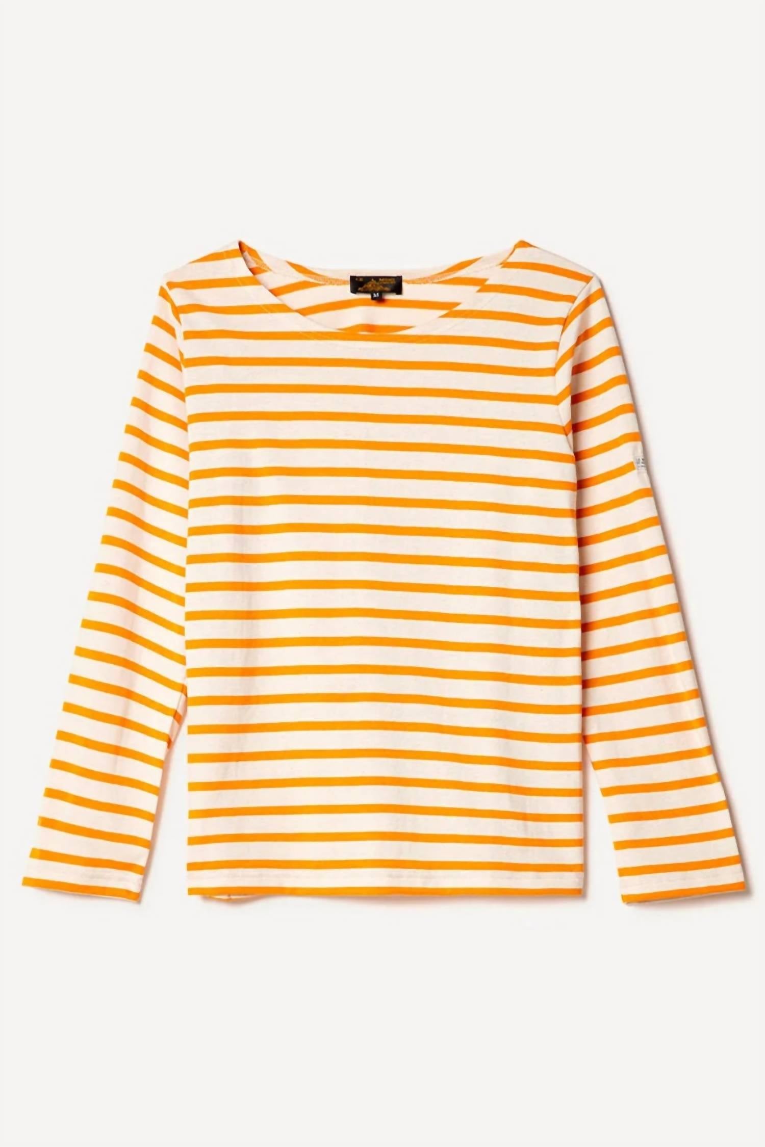 Le Mont Saint Michel Women's Tilda Mariniere Tee in spice - women's long sleeve top