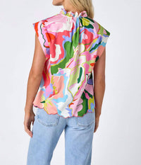 Crosby By Mollie Burch - Fritzy Button Front Top