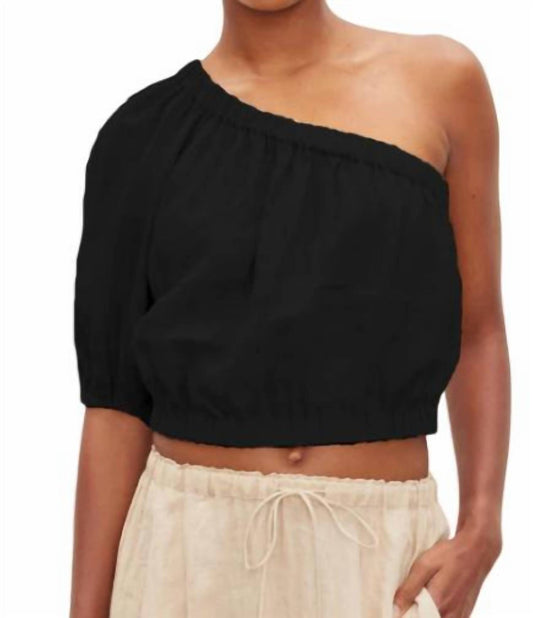 Velvet By Graham & Spencer - One Shoulder Crop Top