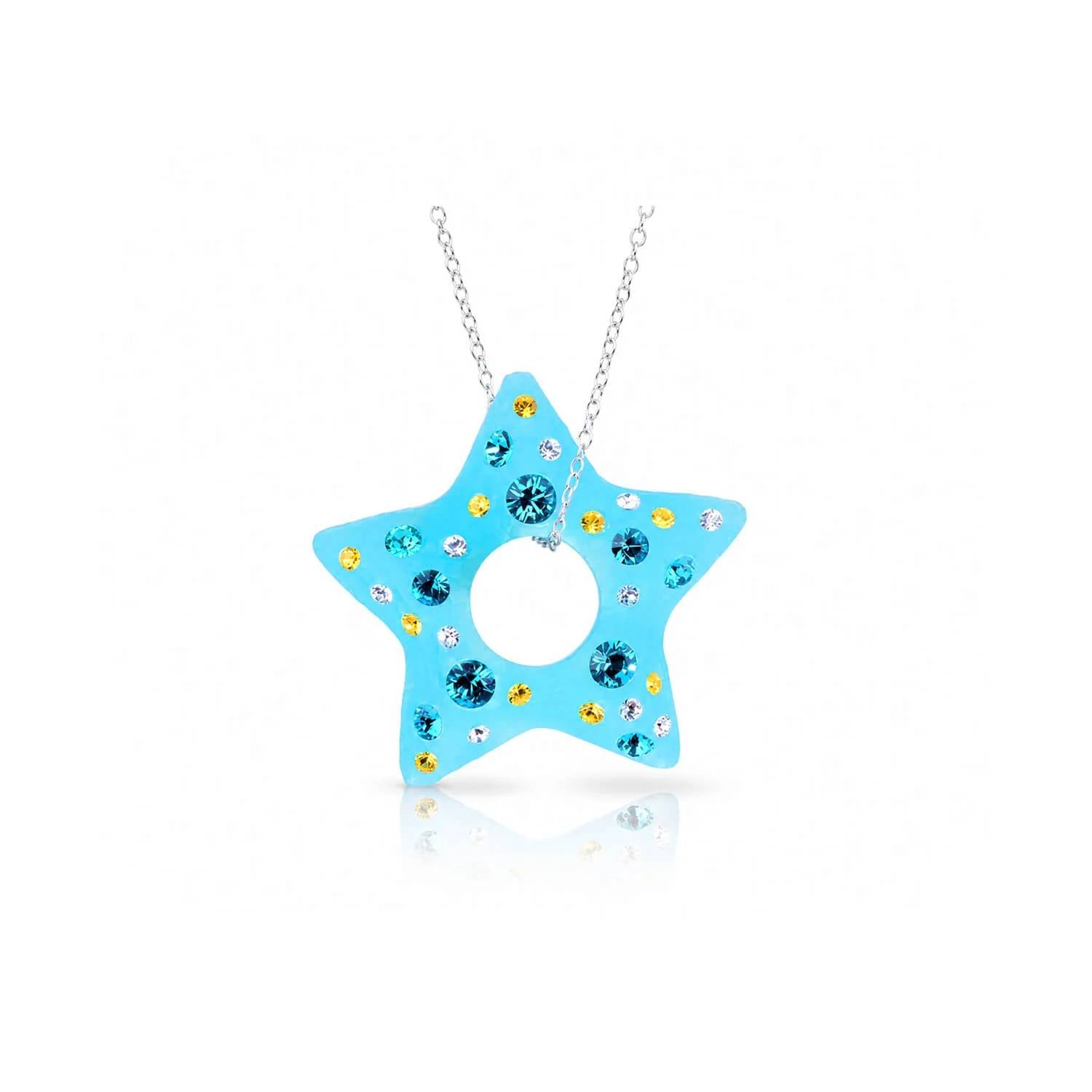 Gold & Honey - Women's Confetti Star Necklace