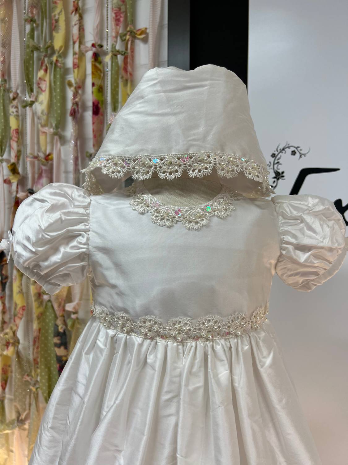 L'Pety Canar - Girl's Lace & Beaded Dress