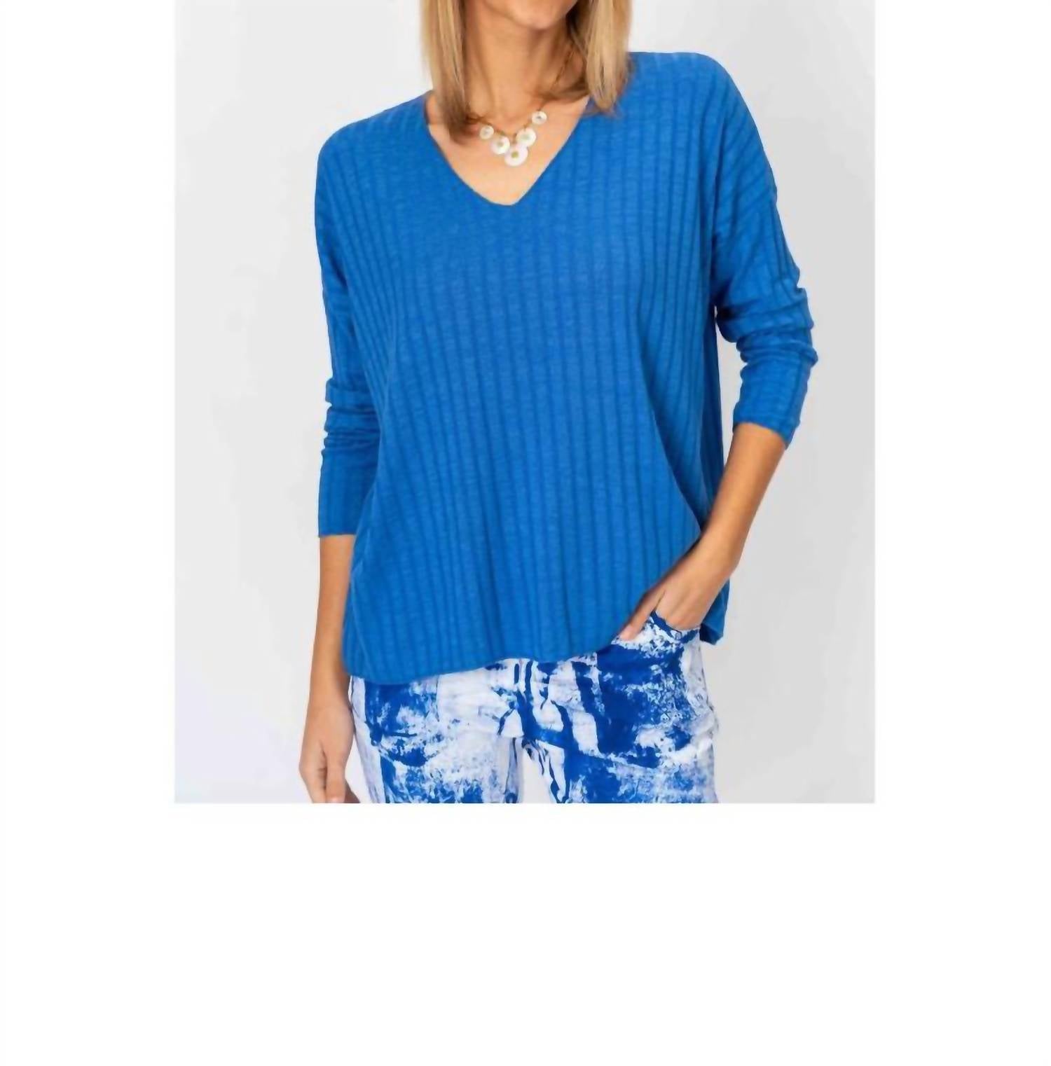 Look Mode Usa - Oversized Ribbed Top