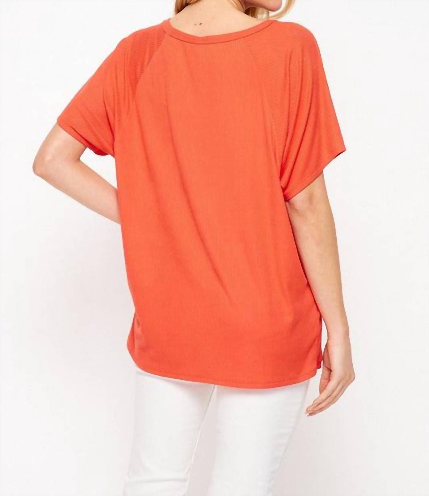 Honeyme - Solid Dolman Short Sleeve
