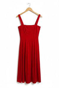 Dress Forum - Women's Sleeveless Woven Midi Dress