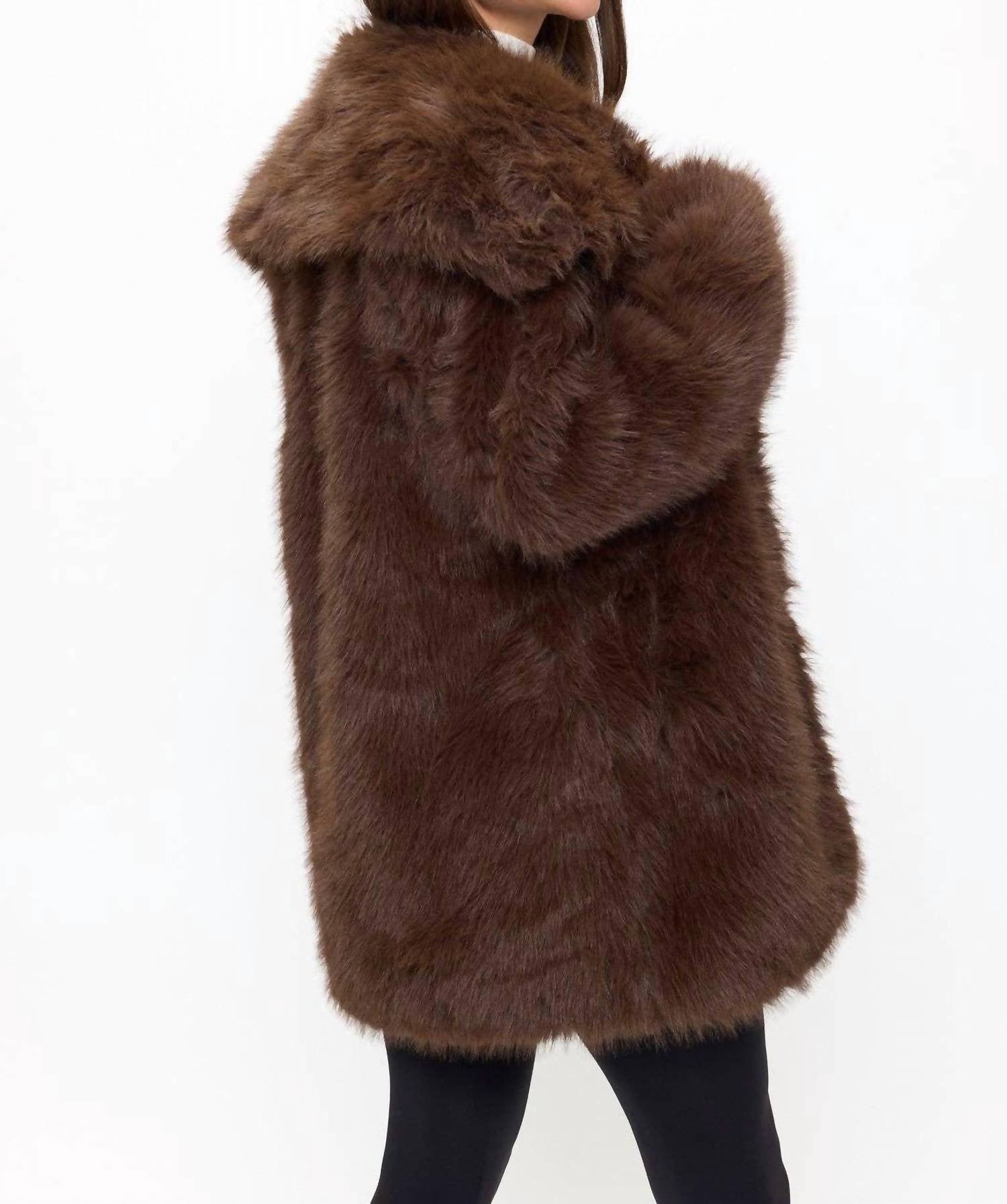 Coalition La - Luxe Cloud Oversized Faux Fur Coat