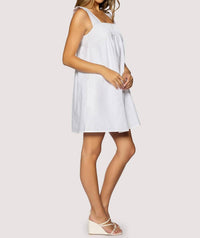 LOST + WANDER Cabrera Mist Mini Dress in white - women's dress - alternate view
