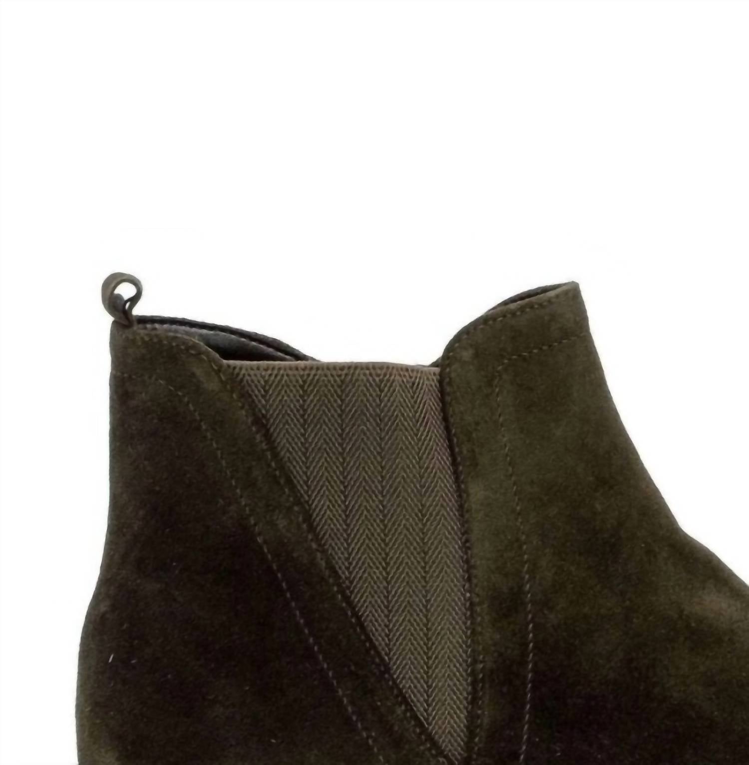 GABOR Women's Chelsea Boots in bottle green dreamvelour - women's shoe - detail view
