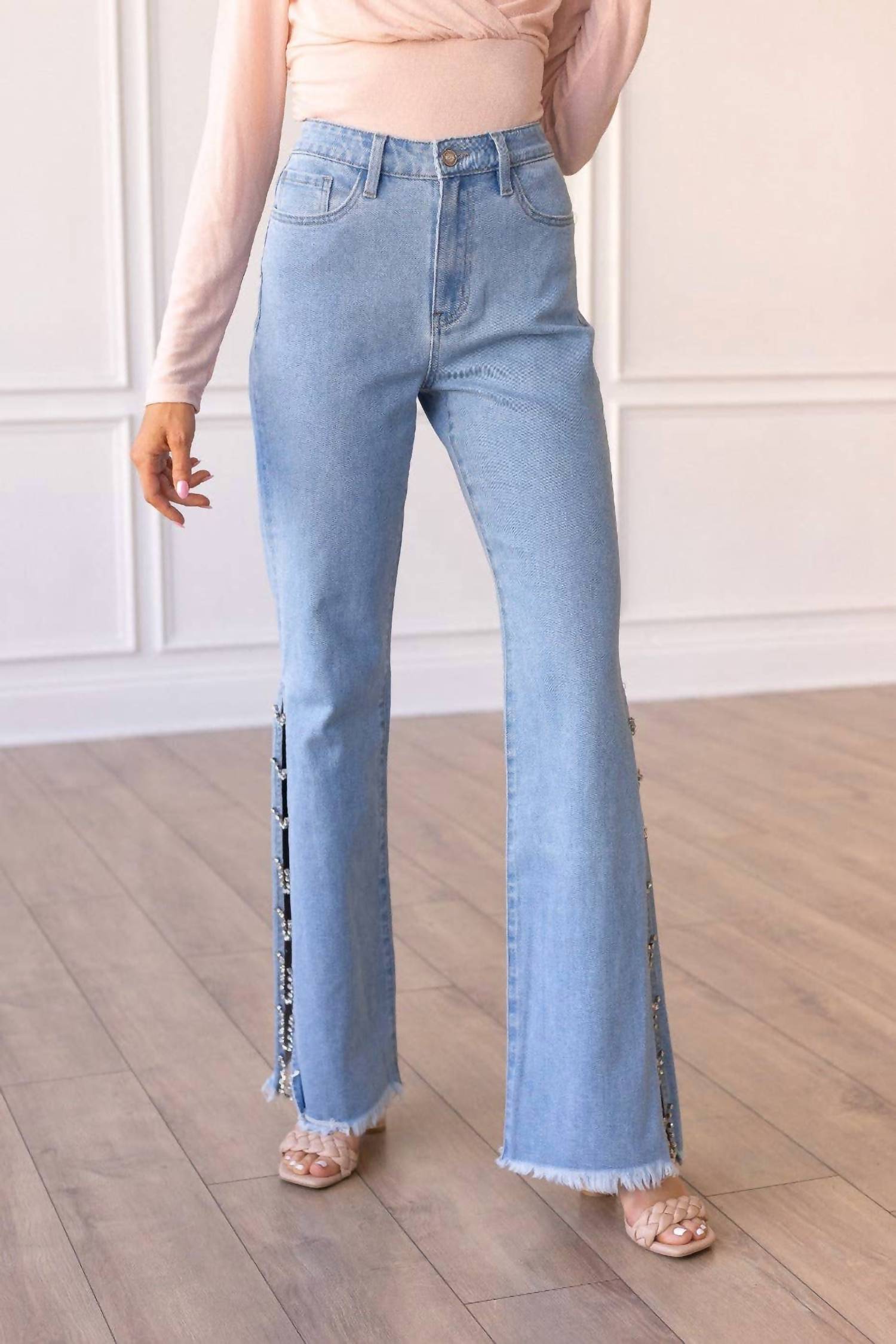 Southern Grace - Starla Crystal Detail Jeans