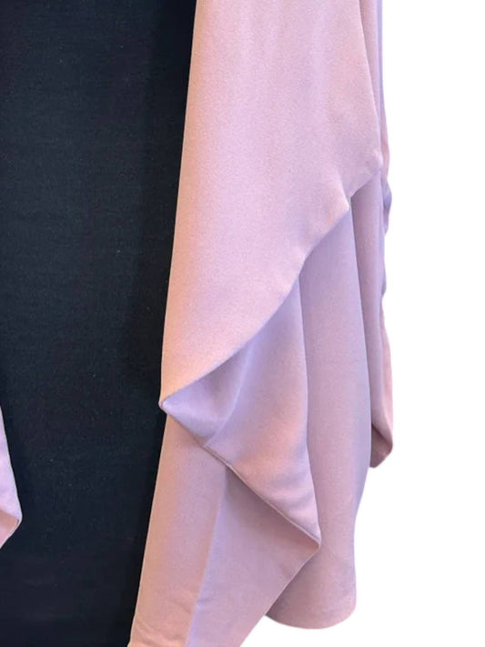 Perch - Women's 3/4 Rouched Sleeve Blazer - Plus