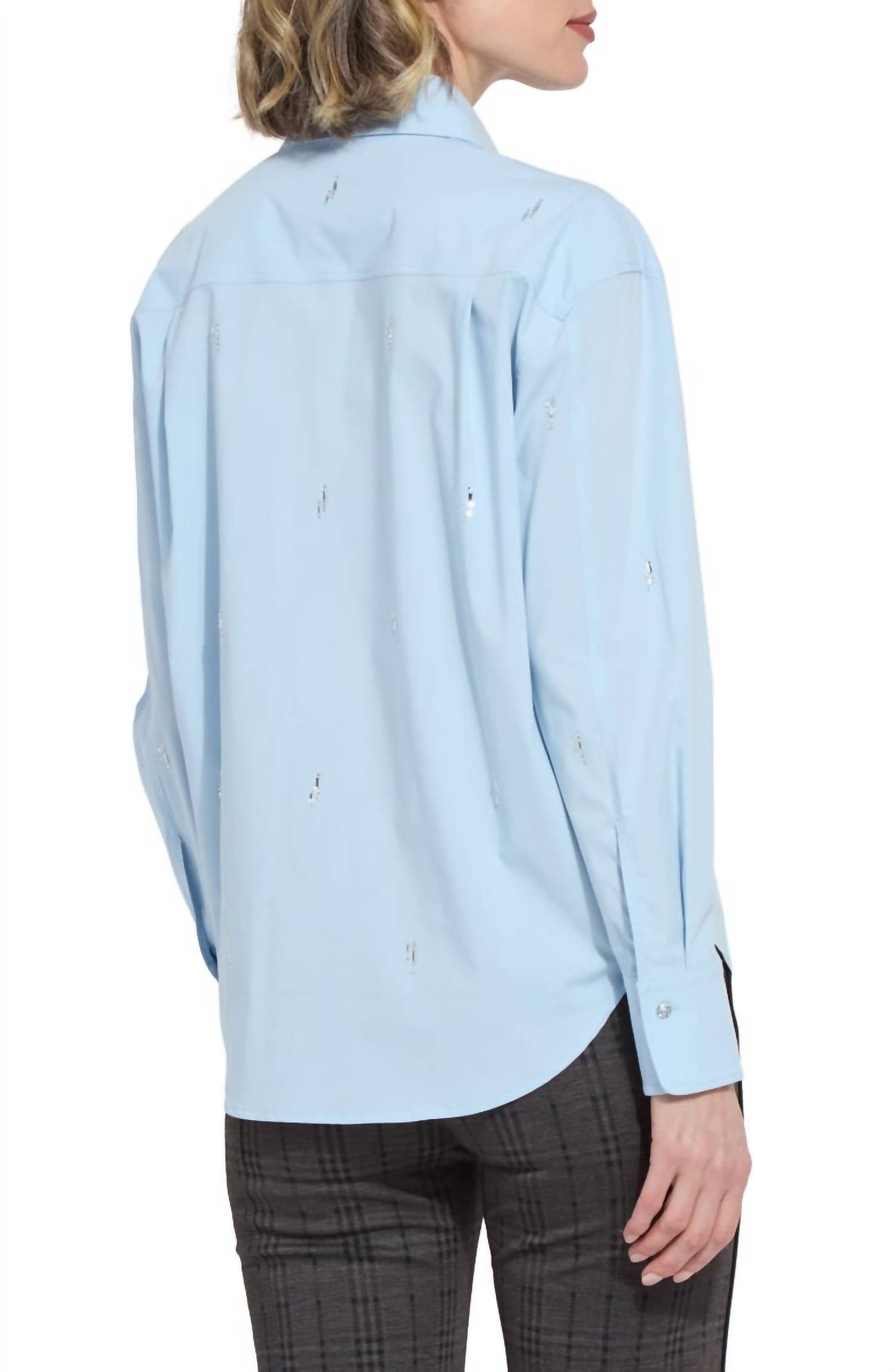Lysse - Skye Crystal Embellished Button-up Shirt