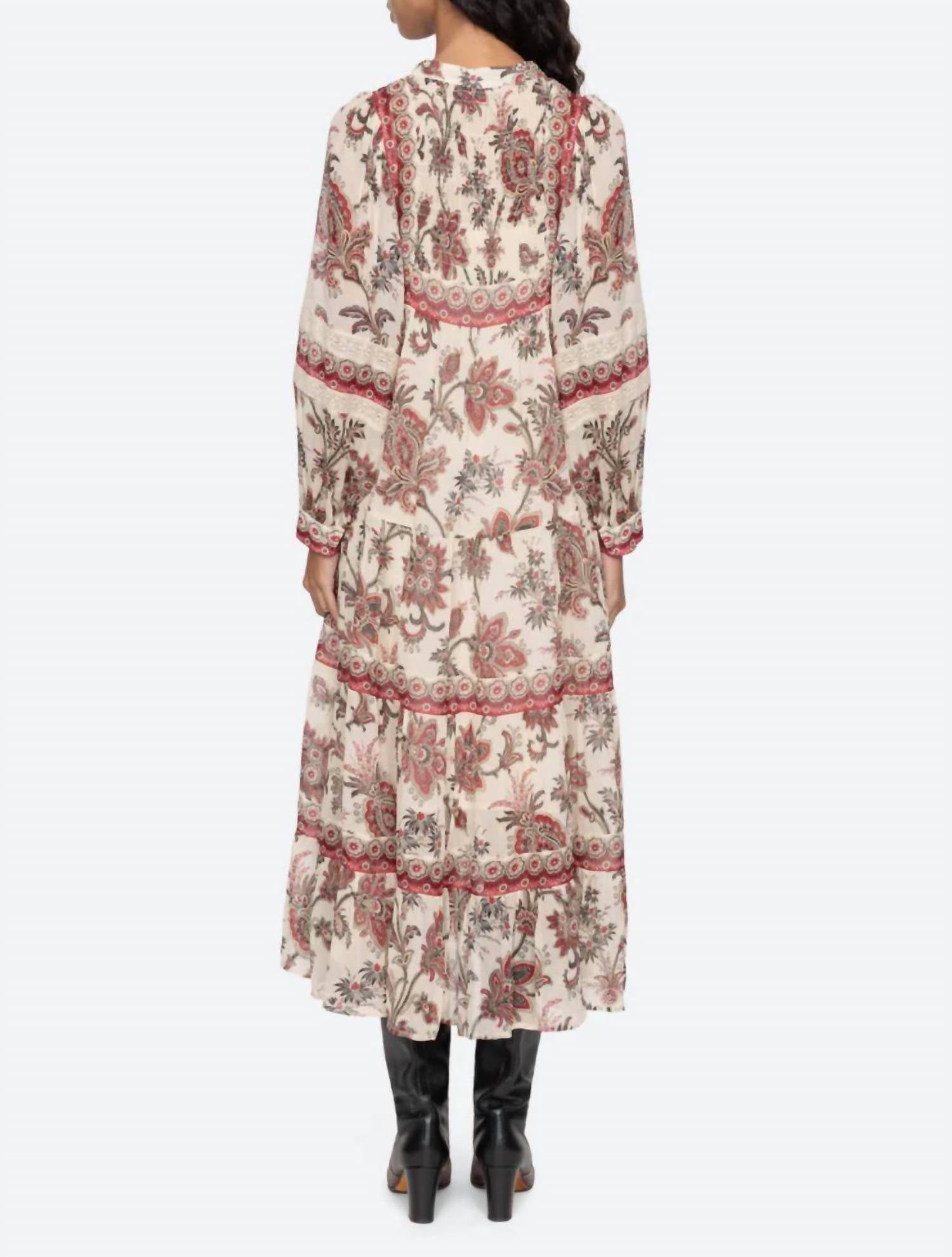 Sea - Cassandra Long Sleeve Midi Dress