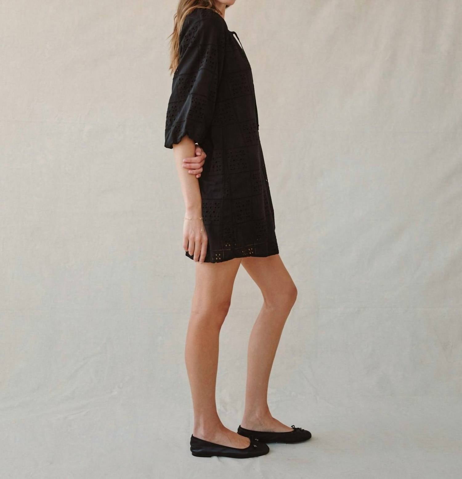 Bella Dahl - Pullover Puff Sleeve Mini Dress