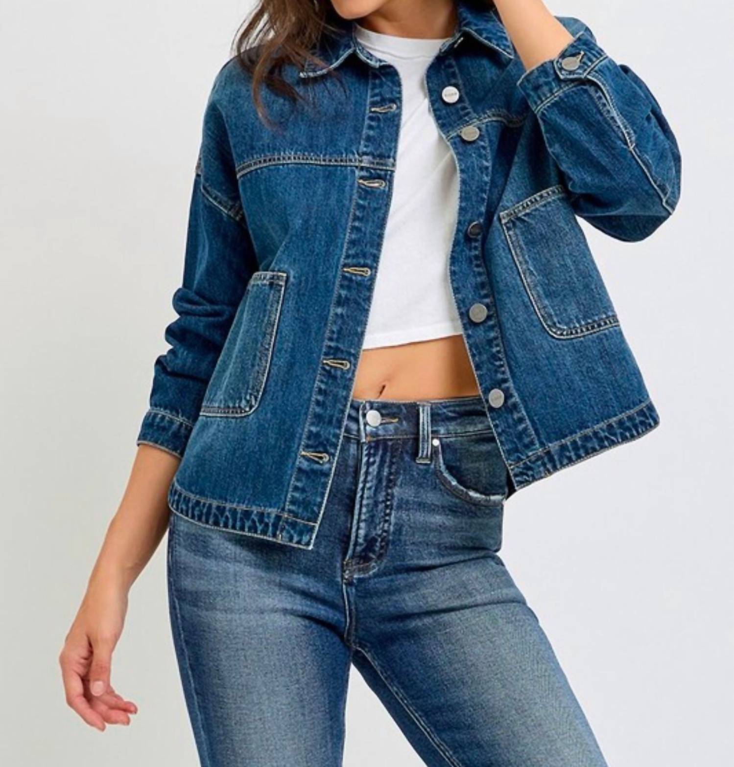 Risen - Relaxed Fit Denim Jacket