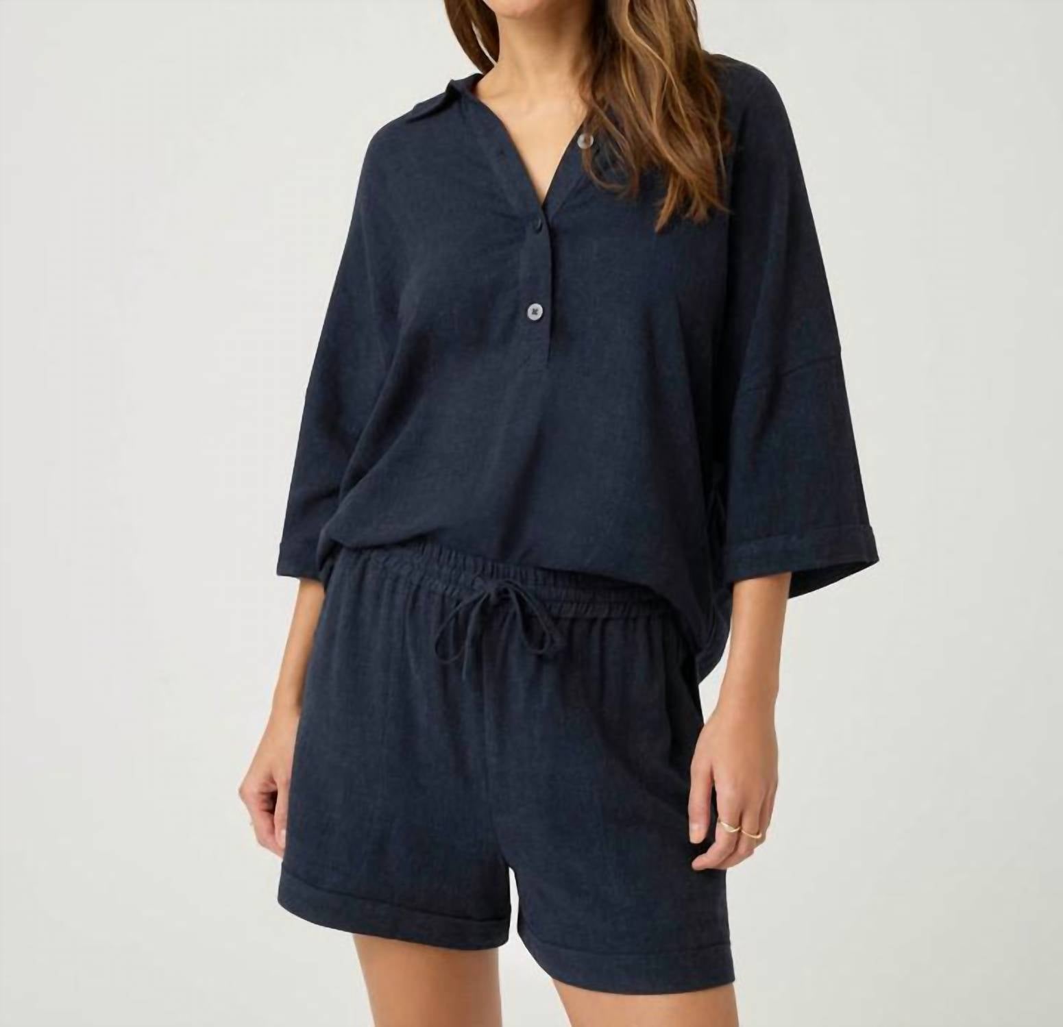 Splendid - Coastal 3/4 Sleeve Top