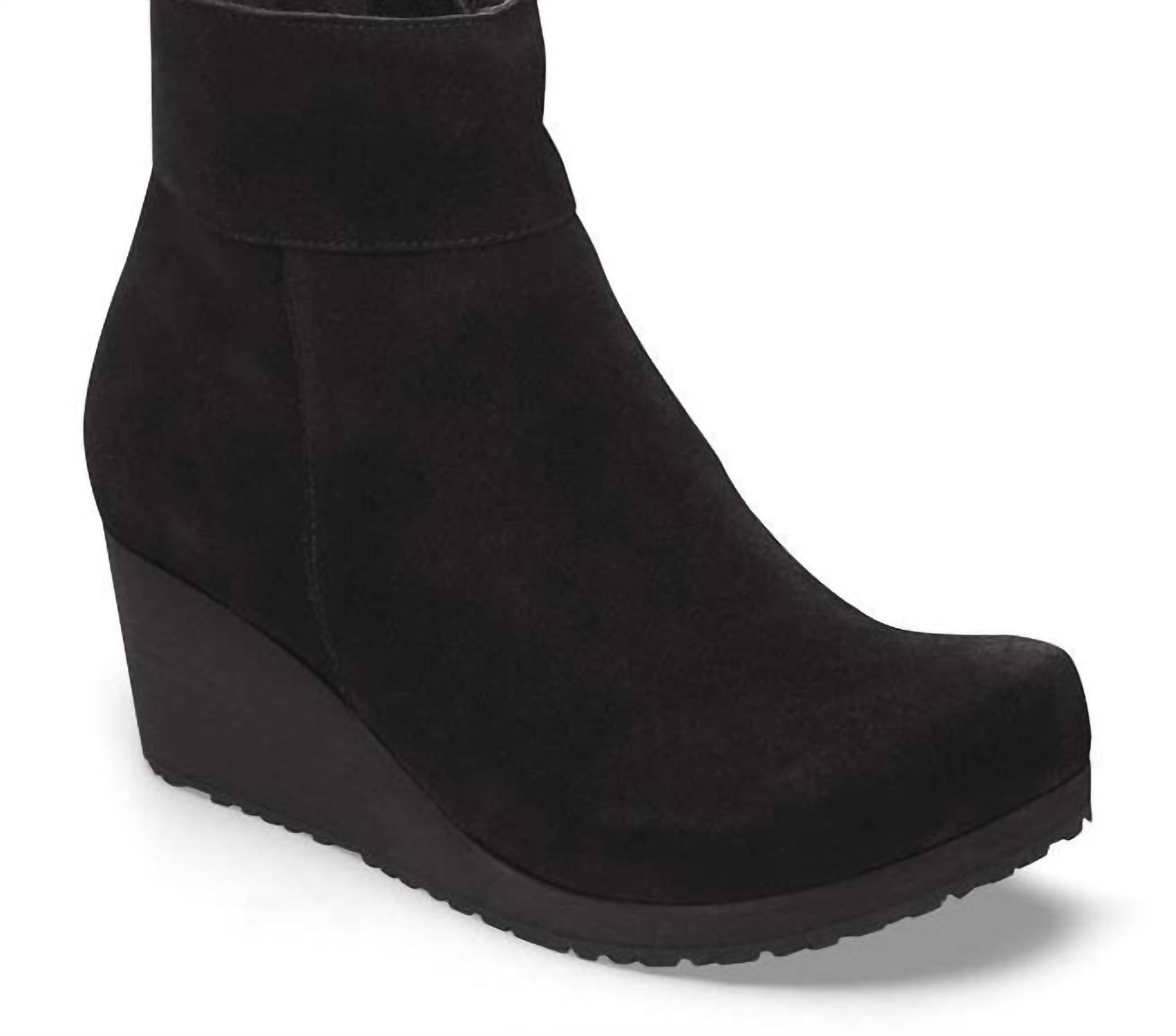 Birkenstock - Women's Ebba Side Zip Cork Wedge Boot