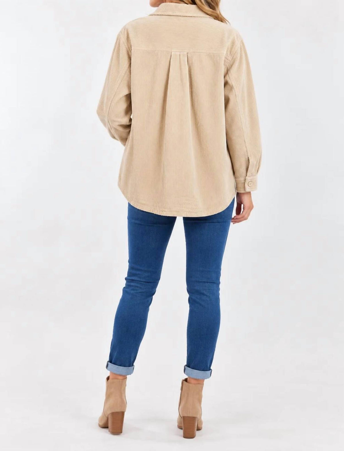 Btx - Velvet Cotton Stretch Layering Jacket