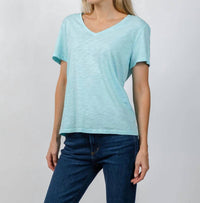 Elliott Lauren - Short Sleeve V-neck Tee