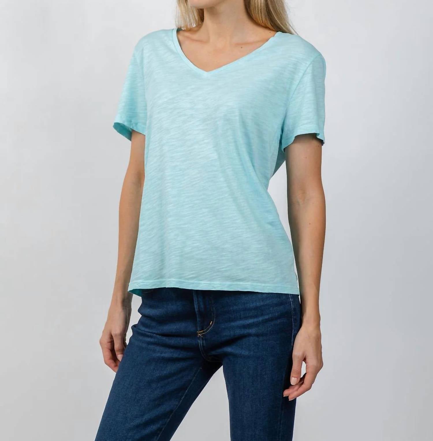 Elliott Lauren - Short Sleeve V-neck Tee