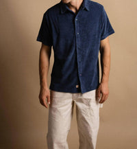 Iron & Resin - Terry Cloth Button-up Shirt