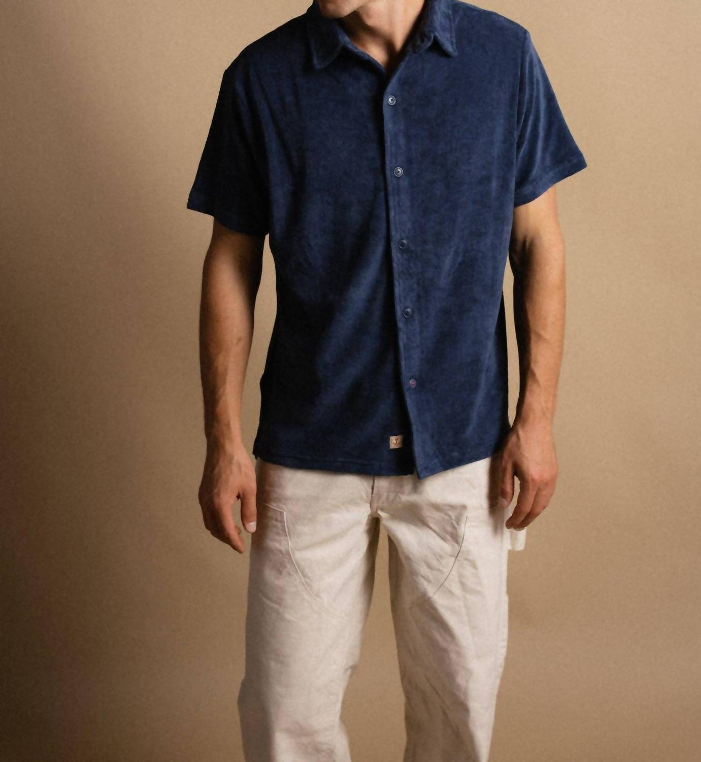 Iron & Resin - Terry Cloth Button-up Shirt