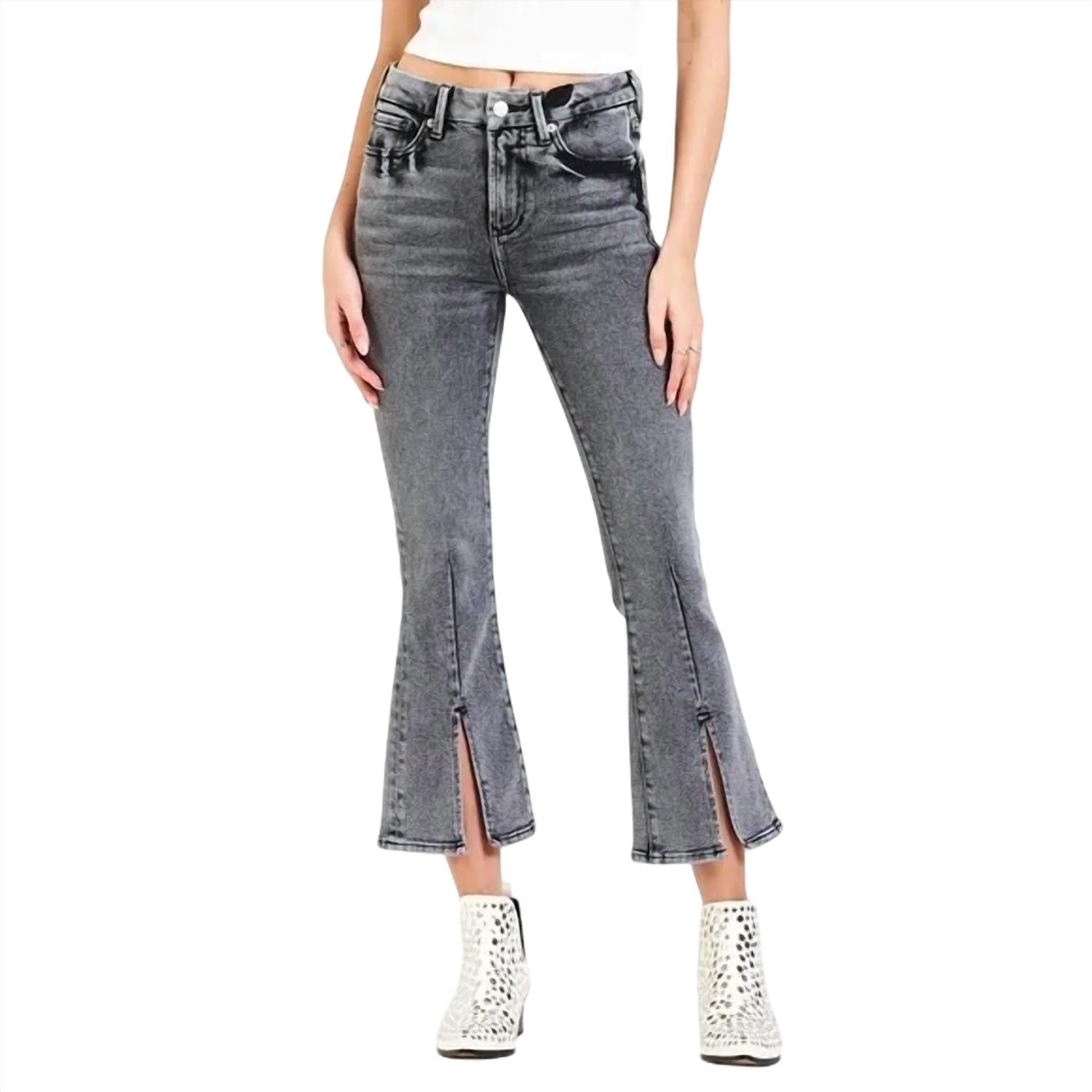 Dear John Denim - JEANNE SUPER HIGH RISE CROPPED FLARE JEANS