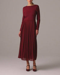 J.Crew - Pleated Ballet Dress In Stretch Cotton Blend