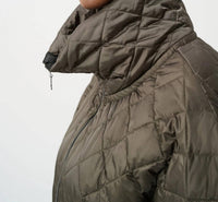 Joseph Ribkoff - Quilted Nylon Shawl Neck Boxy Vest